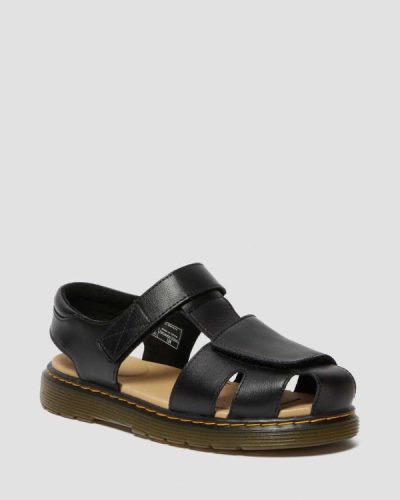 Sandalias Con Velcro Dr Martens Youth Moby Ii Cuero Para Niños DR4766H